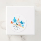 Danke Babydusche. Niedliche Unterwasserwelt Geschenkanhänger (Beispiel)