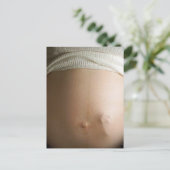 Danke, Babyduschgeschenke Postkarte (Stehend Vorderseite)