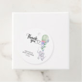 Danke Balloon und Elephant Geschenkanhänger (Beispiel)