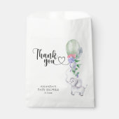 Danke Balloon und Elephant Geschenktütchen (Vorderseite)