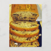 Danke/Banana Nut Bread_ Postkarte (Vorderseite)