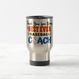 Danke Baseball Coach Reisebecher