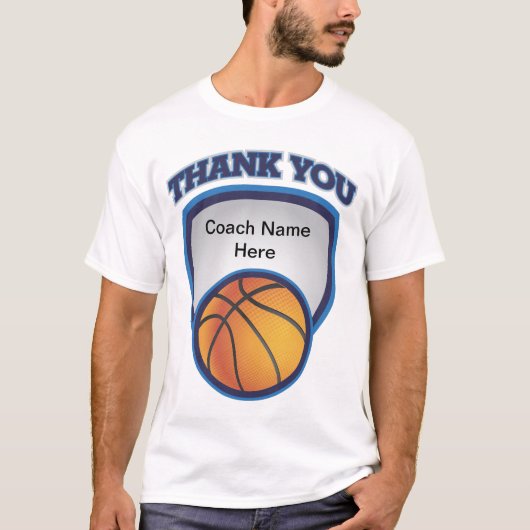 Danke Basketball-Logo T-Shirt (Vorderseite)