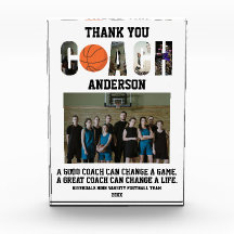 Danke Basketball-Trainer Team Ende der Saison