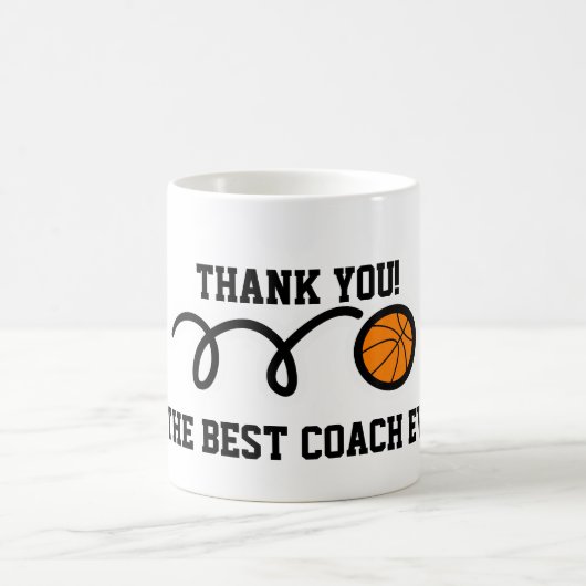 Danke Basketballtrainer Kaffeetasse (Mittel)