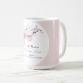 Danke Bautizo Mädchen Kaffeetasse (VorderseiteRechts)