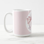 Danke Bautizo Mädchen Kaffeetasse (Links)