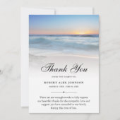 Danke Beach Beerdigung Foto Beileid Gkurze (Vorderseite)