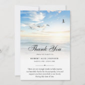 Danke Beach Beerdigung Foto Beileid Gkurze (Vorderseite)