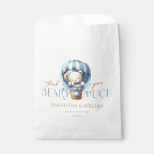 "Danke Beary Much Blue Hot Air Ballon Geschenktütchen (Vorderseite)