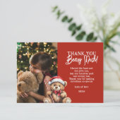 Danke Beary Weihnachtsbär (Stehend Vorderseite)