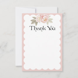 Danke beige Kamm-Muschelkarte der