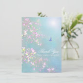 Danke Beileid Funerly Butterfly FOTO (Stehend Vorderseite)