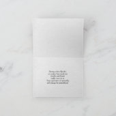 Danke Beileid Gladiolus über die Bibel (Innenseite)