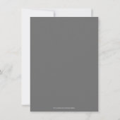Danke, Beileid GRAY | FOTO Dankeskarte (Rückseite)