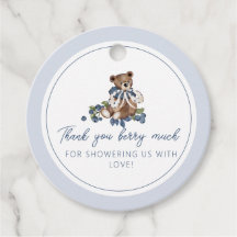 Danke Berry Much Blueberry Bear Baby Boy Dusche