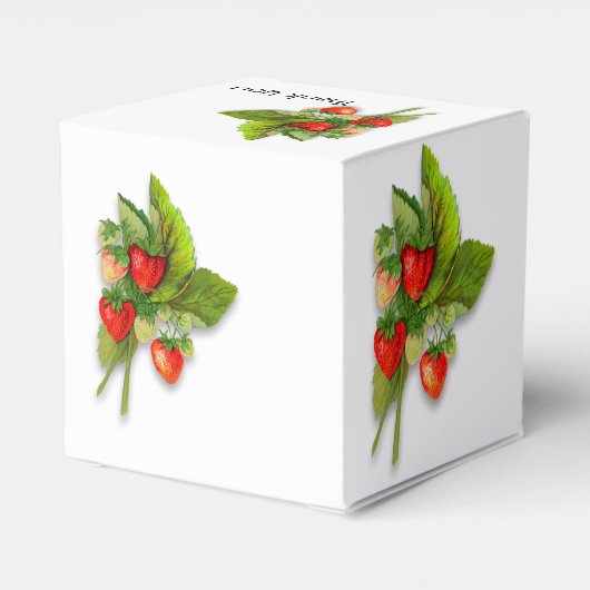 Danke Berry Much, Erdbeeren Geschenkschachtel (Rückseite)