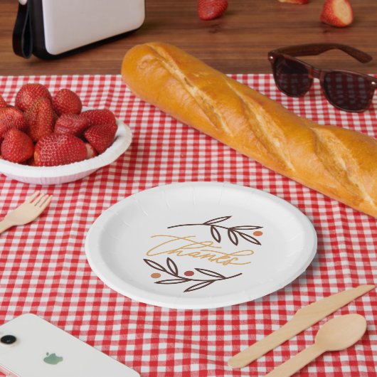 Danke Berry Much Pappteller (Picknick)
