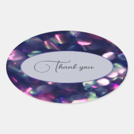 "Danke! Berry Sparkle Sticker