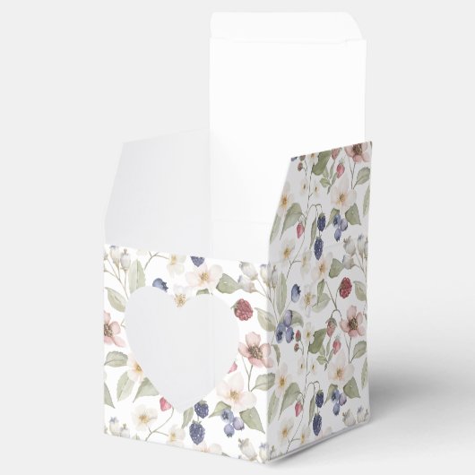 Danke Berry Sweet Brautparty Wild Berry Floral Geschenkschachtel (Geöffnet)