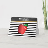 Danke - Bester Lehrer Karte (Vorderseite)