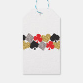 Danke, Bevorzugungs-Umbau-Las- Vegaskasino-Party Geschenkanhänger (Rückseite)