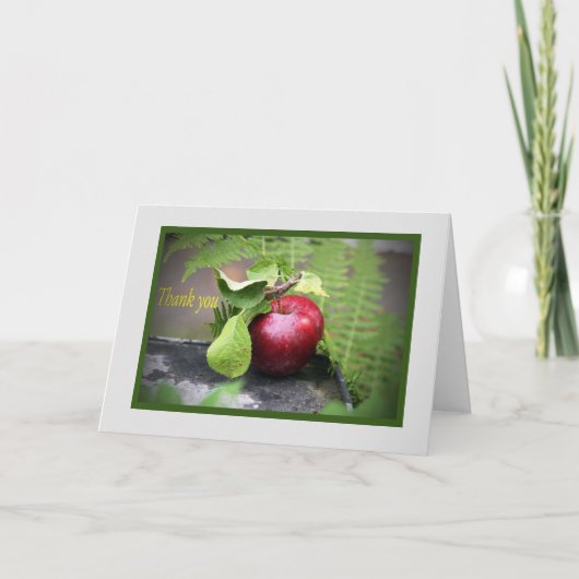 Danke, Blank Card Dankeskarte (Vorderseite)