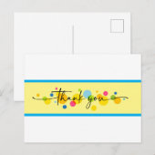 Danke Blasen Postkarte (Vorne/Hinten)