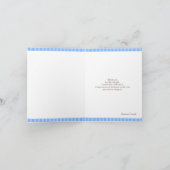 Danke Blau/Brown-Karte (Innenseite)