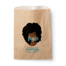 Danke! Blauer Bubblegum, schwarze Frau