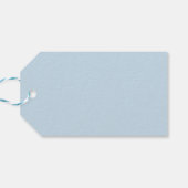 Danke Blue Boy Baby Dusche Geschenkanhänger (Rückseite Horizontal)