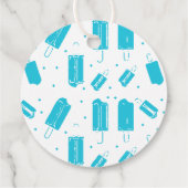 Danke - Blue Popsicles Geschenkanhänger (Rückseite)