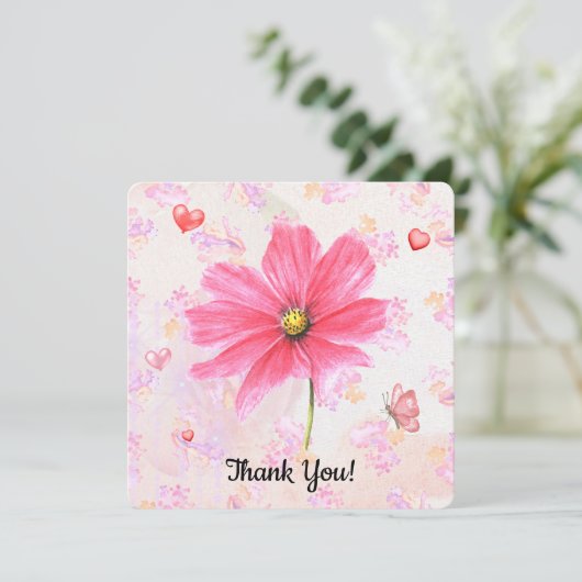 Danke Blume (Stehend Vorderseite)
