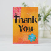 Danke Blume (Stehend Vorderseite)