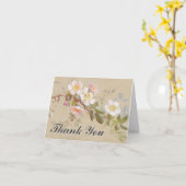 "Danke" + Blume Grußkarte Karte (Gelbe Blume)