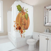 Danke, Blumenkürbis Duschvorhang (Beispiel)