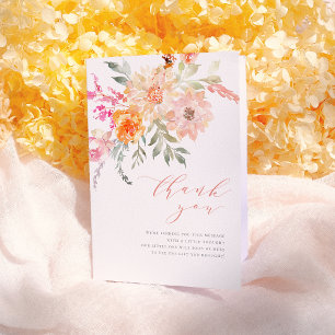 Danke Blush & Aquamarin Spring Floral Baby Dusch