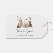 Danke Boho Christmas Geschenkanhänger (Vorderseite (Horizontal))