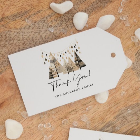 Danke Boho Christmas Geschenkanhänger