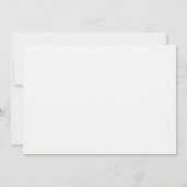 Danke Boho Foto Fall Pumpkin Baby Dusche Einladung (Rückseite)