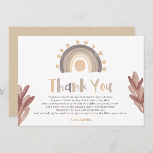 Danke Boho Regenbogensonne Babydusche