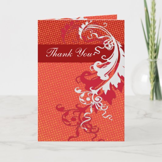 Danke, Bold Elegant Dankeskarte (Vorderseite)