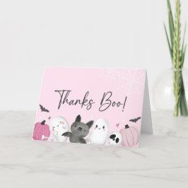 Danke Boo! Halloween Dankeskarte