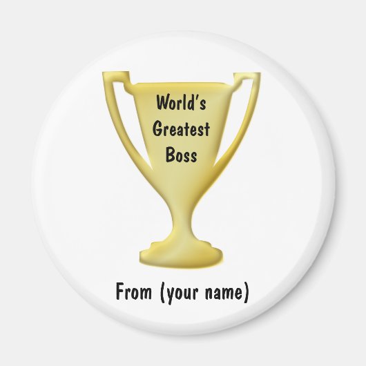 Danke Boss Gift Manager Magnet (Vorne)