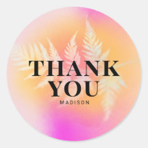 Danke Botanical Pink Gradient