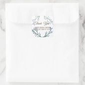 Danke, Botanisches Brautparty Stickers (Tasche)