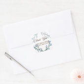 Danke, Botanisches Brautparty Stickers (Umschlag)
