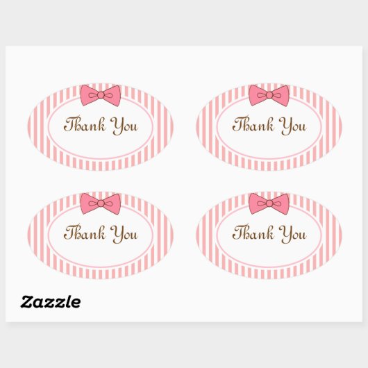 Danke, Bow Stickers (Blatt)