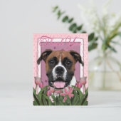 Danke - Boxer - Vindy Postkarte (Stehend Vorderseite)