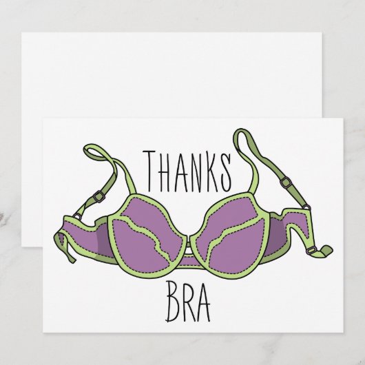 Danke Bra Einladung (Vorne/Hinten)